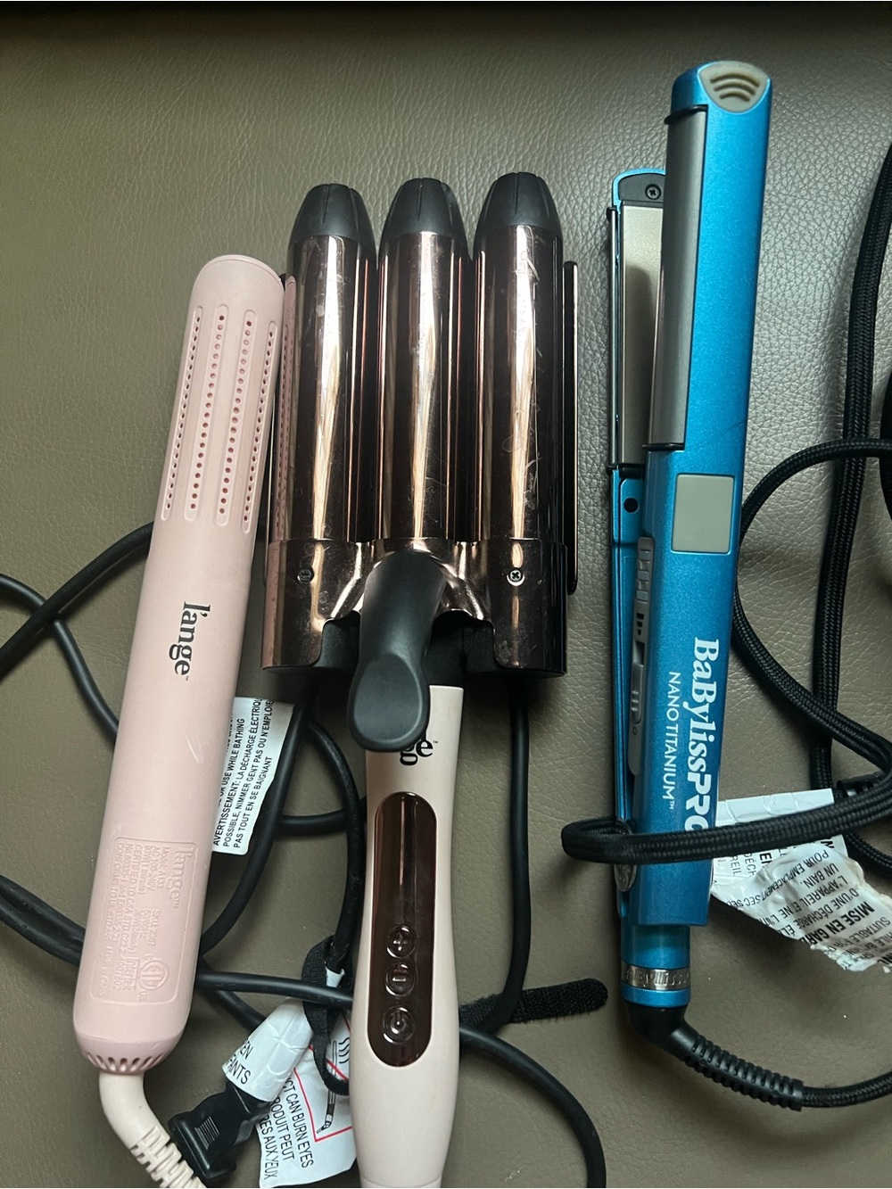 BaBylissPRO Blue Nano Titanium Mini Flat Iron for Women